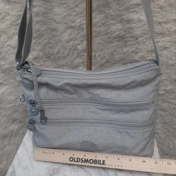 Kipling Gray Alvar Shoulder Crossbody Bag - Picture 4 of 9